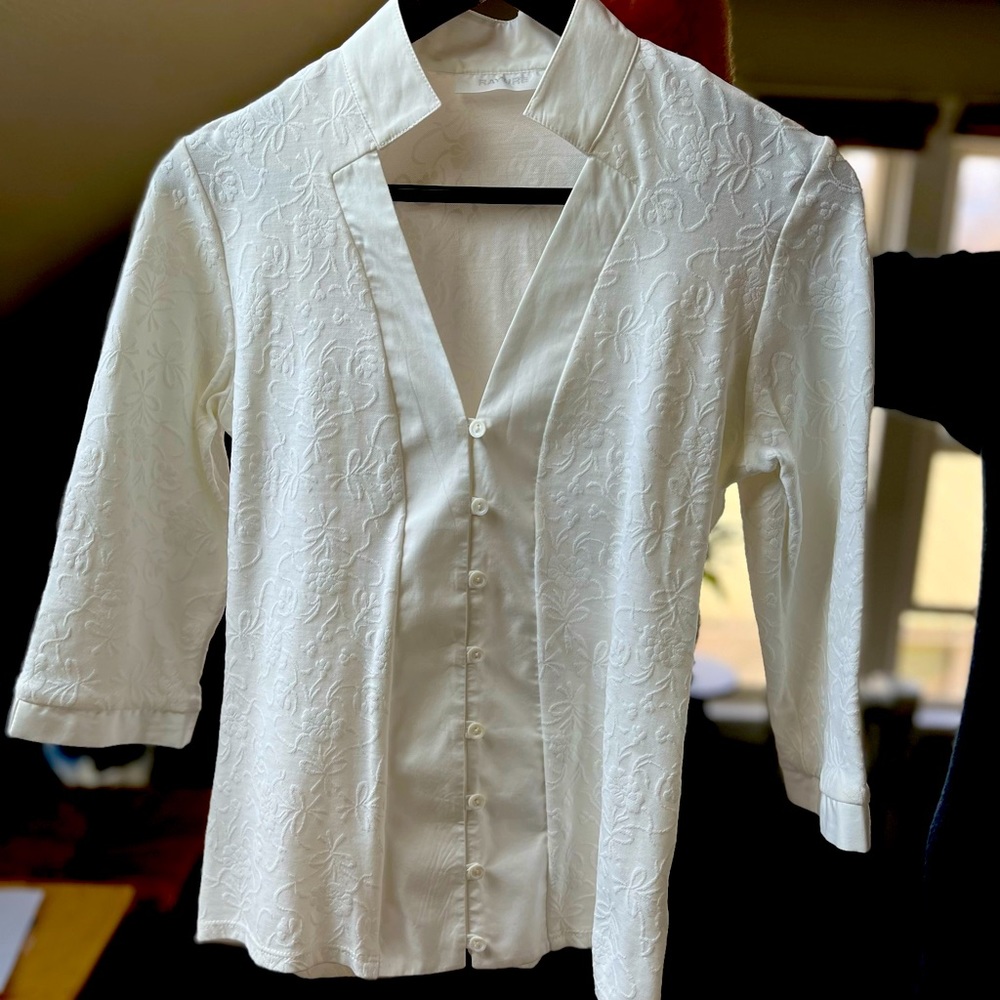 White Rayon Blouse